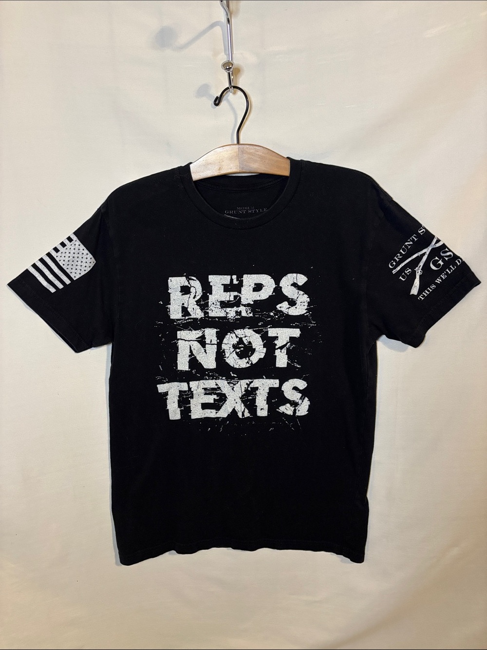 Grunt Style Reps Not Texts Crew Neck Shirt Medium